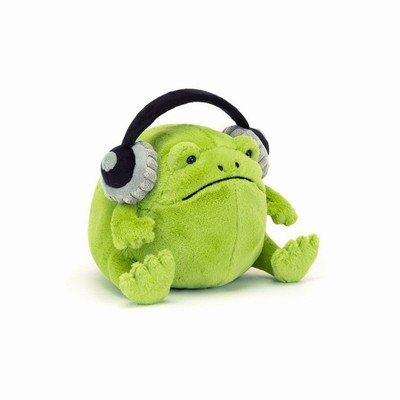 Jellycat Ricky Rain Frog Headphones New Zealand | BNKAR8723